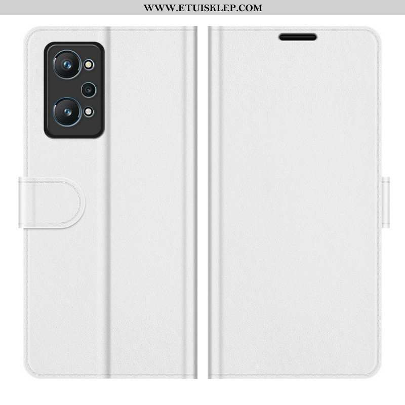 Etui Folio do Realme GT Neo 3T / Neo 2 Designerski Efekt Skóry